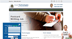 Desktop Screenshot of earnbypostcard.in